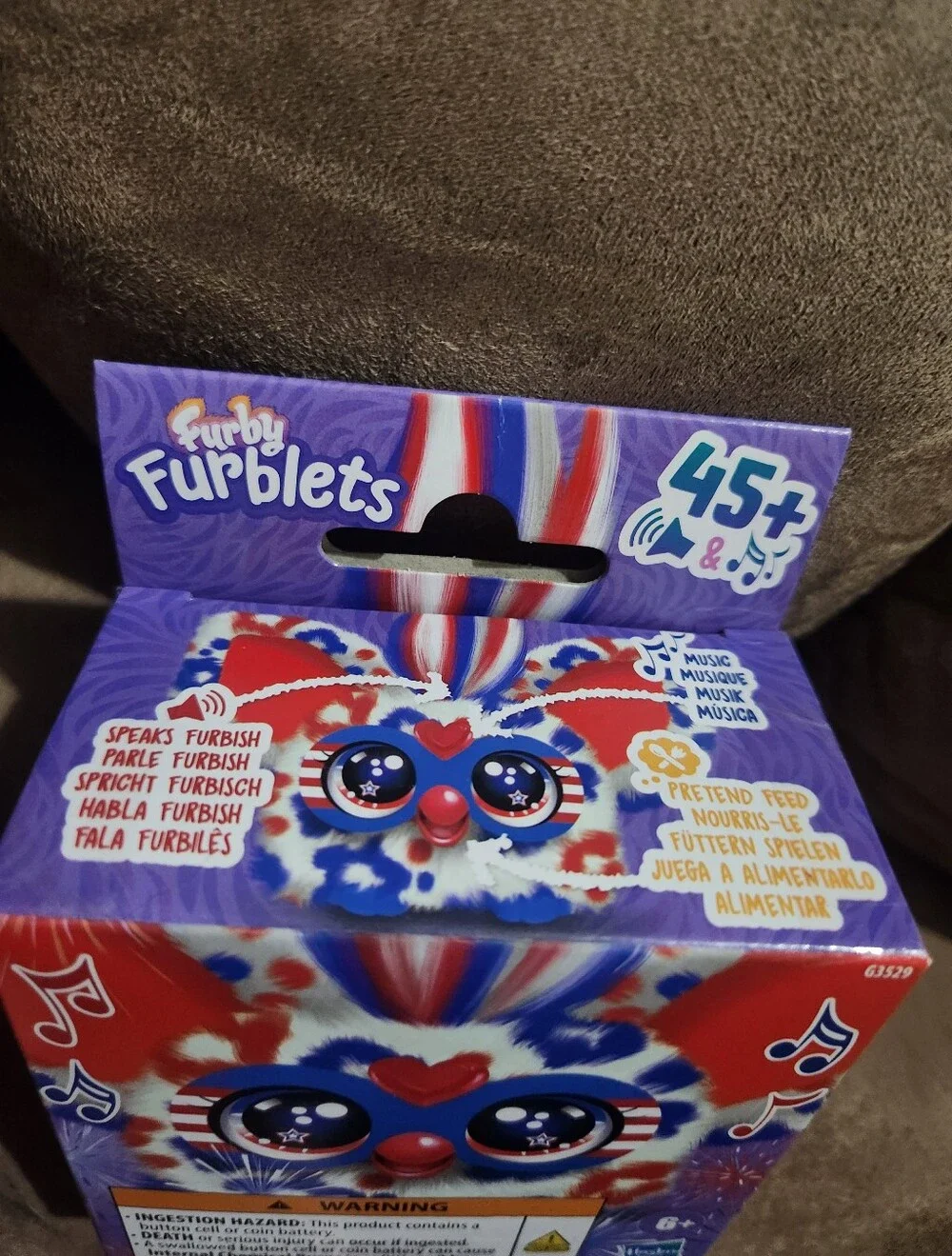 Furby Furblets Patriotic Meri-Kah Interactive Plush Toy 45+ Sounds Electronic